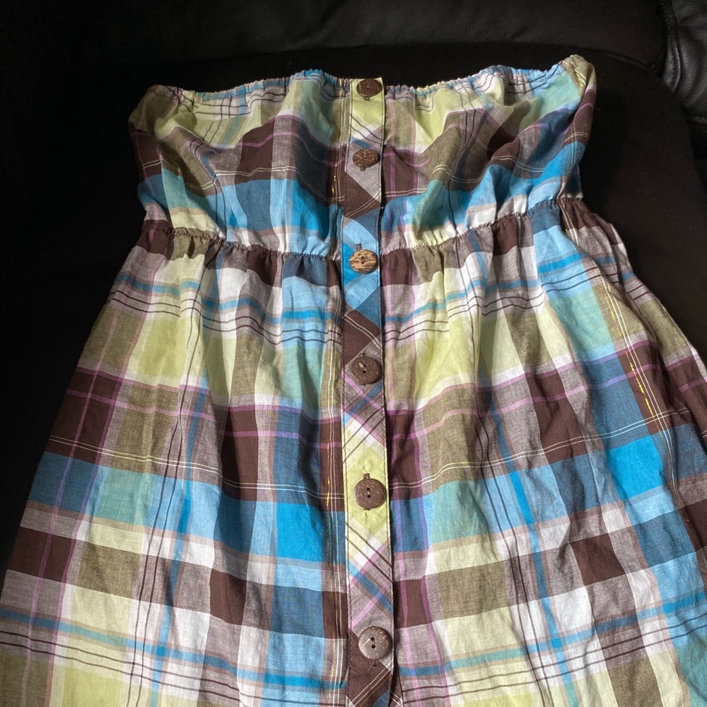 Maurice strapless top